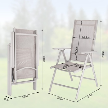 Zahradní set BERN světle šedá/přírodní 1