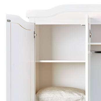 Šatní skříň BERNIAN II bílá, šířka 150 cm 3