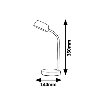 Stolní lampa BERRY modrá 2