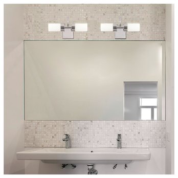 Koupelnové LED svítidlo BETTY 2 chrom/opálové sklo 1