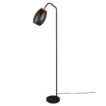 Stojací lampa BIDAR černá/přírodní 2