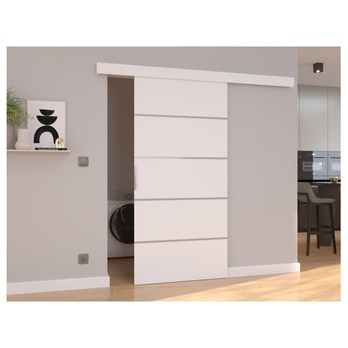 Posuvné dveře BIELLA 106 bílá, 106x205 cm 1