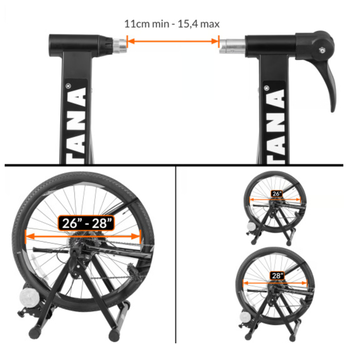 Trenažér na kolo BIKE černá 13