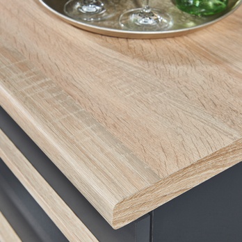 Spodní skříňka BILBERRY antracitová/dub sonoma, šířka 100 cm 5