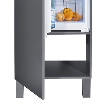Spodní skříňka na lednici BILBERRY antracitová 4