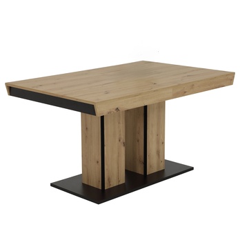 Jídelní set BIRGER I dub artisan/antracitová 7