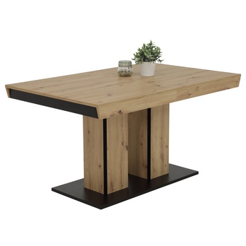 Jídelní set BIRGER I dub artisan/antracitová 8