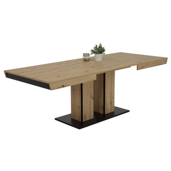 Jídelní set BIRGER I dub artisan/antracitová 9