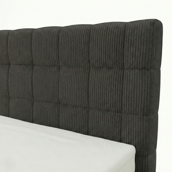 Postel s matrací a topperem BIRNA 2 BK antracitová, 120x200 cm 6