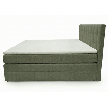 Postel s matrací a topperem BIRNA 2 BK olivová, 120x200 cm 5