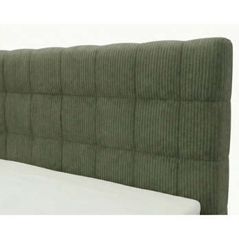 Postel s matrací a topperem BIRNA 2 BK olivová, 120x200 cm 6