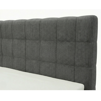 Postel s matrací a topperem BIRNA 2 BK tmavě šedá, 120x200 cm 6