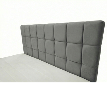 Postel s matrací a topperem BIRNA 2 BSB světle šedá, 140x200 cm 3