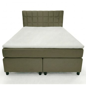 Postel s matrací a topperem BIRNA 2 BSB olivová, 140x200 cm 2
