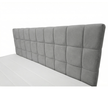 Postel s matrací a topperem BIRNA 2 BSB světle šedá, 180x200 cm 3