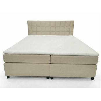 Postel s matrací a topperem BIRNA 2 BSB béžová, 180x200 cm 2