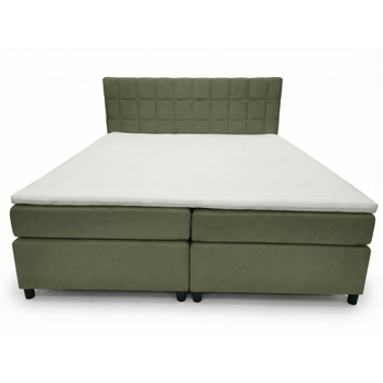 Postel s matrací a topperem BIRNA 2 BSB olivová, 180x200 cm 2