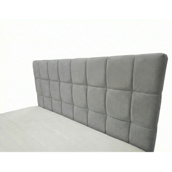 Postel s matrací a topperem BIRNA 2 BSB světle šedá, 120x200 cm 3