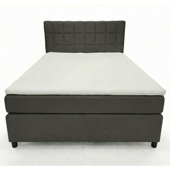 Postel s matrací a topperem BIRNA 2 BSB antracitová, 120x200 cm 2