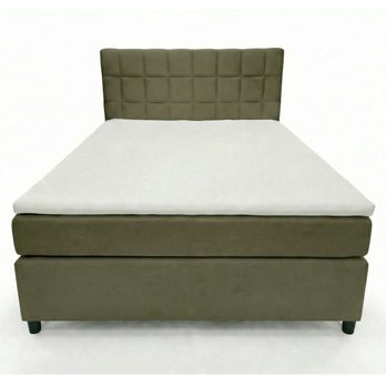 Postel s matrací a topperem BIRNA 2 BSB olivová, 120x200 cm 2
