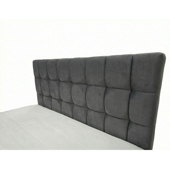 Postel s matrací a topperem BIRNA 2 BSB tmavě šedá, 120x200 cm 3