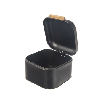 Chlebník BLACK II černá/bambus 3