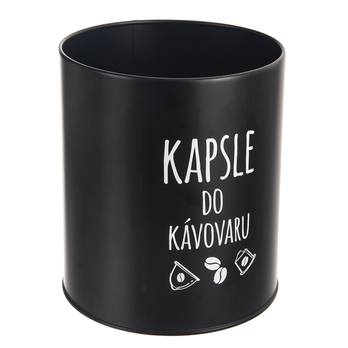 Dóza na kapsle do kávovaru BLACK černá/bambus 2