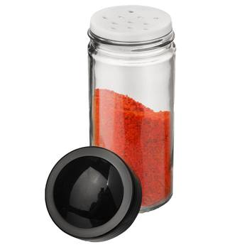 Stojan s kořenkami BLACK dřevo/kov 3