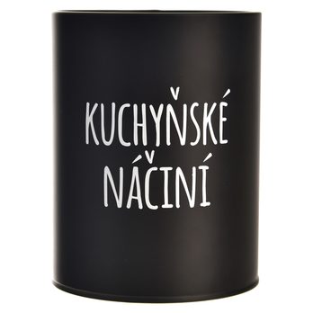 Dóza na kuchyňské náčiní BLACK černá 2