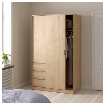 Šatní skříň BLAIR 2D jackson hickory 2