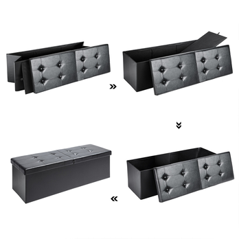 Taburet BLOCK 4 černá 3