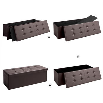 Taburet BLOCK 4 hnědá 3