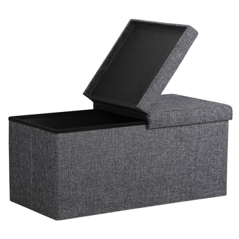 Taburet BLOCK 5 tmavě šedá 1