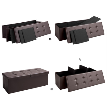 Taburet BLOCK 6 hnědá 4