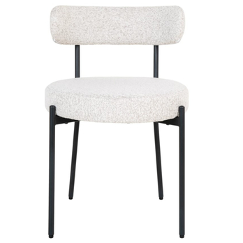 Jídelní židle BODOLUNO bílá/černá 1