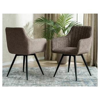 Jídelní židle BOLLU 2 tmavě béžová 1