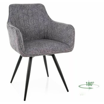 Jídelní židle BOLLU 2 šedá 1