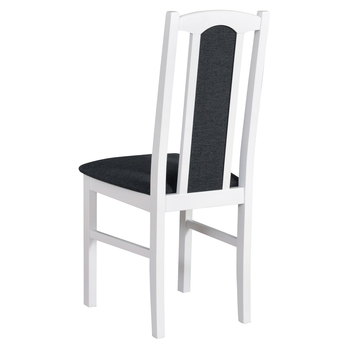 Jídelní židle BOLS 7 bílá/tmavě šedá 1