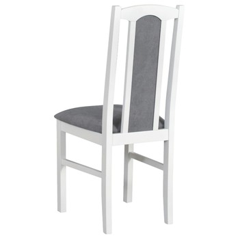 Jídelní židle BOLS 7 bílá/světle šedá 1