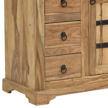 Komoda BOMBAY 3 přírodní palisandr 1