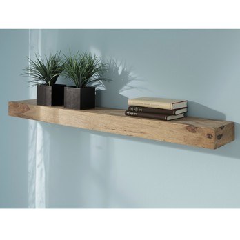 Nástěnná police BOMBAY přírodní palisandr, šířka 120 cm 1