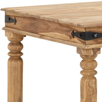 Jídelní stůl BOMBAY přírodní palisandr/černá 3