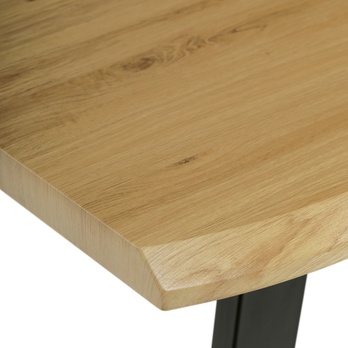 Jídelní stůl BONITO divoký dub/černá, šířka 140 cm 5