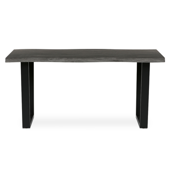 Jídelní stůl BONITO šedý dub/černá, šířka 160 cm 2