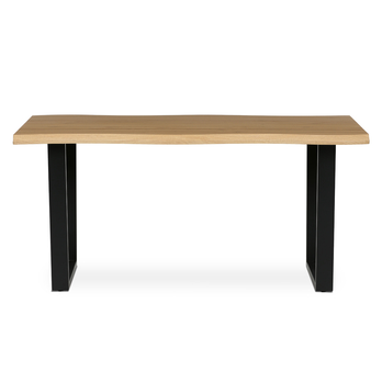 Jídelní stůl BONITO divoký dub/černá, šířka 160 cm 2