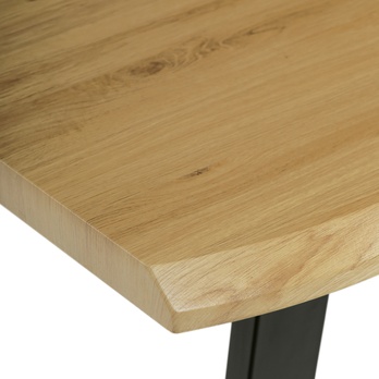 Jídelní stůl BONITO divoký dub/černá, šířka 160 cm 5