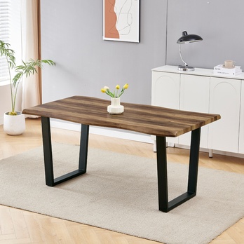 Jídelní stůl BONITO staré dřevo/černá, šířka 160 cm 1