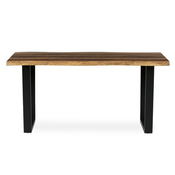Jídelní stůl BONITO staré dřevo/černá, šířka 160 cm 2