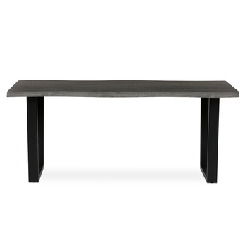 Jídelní stůl BONITO šedý dub/černá, šířka 180 cm 2