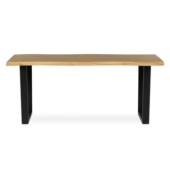 Jídelní stůl BONITO divoký dun/černá, šířka 180 cm 2